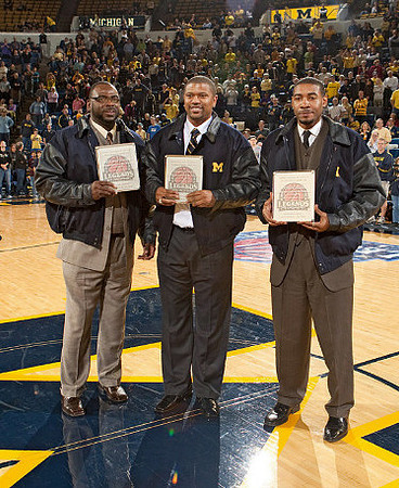 Ray Jackson, Jalen Rose, and Jimmy King