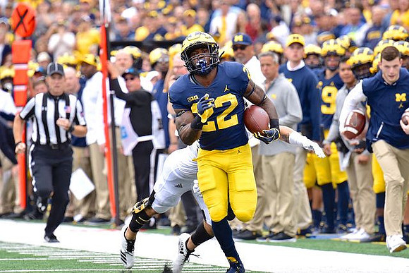 Karan Higdon (22)