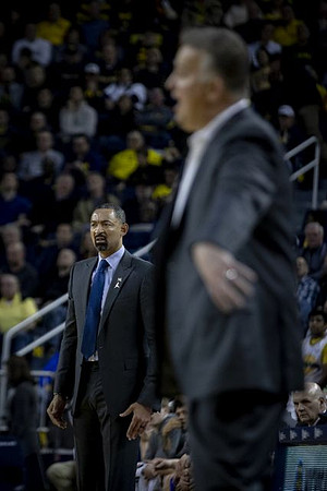 Juwan Howard and Purdue Head Coach Matt Painter