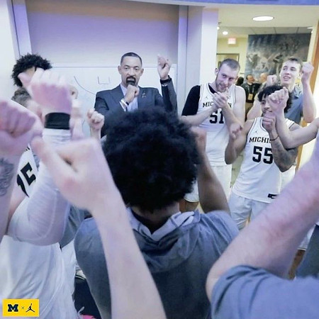 Juwan Howard and Michigan Team