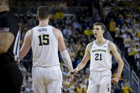 Jon Teske (15) and Franz Wagner (21)