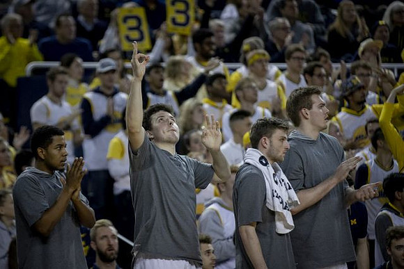 Rico Ozuna-Harrison (14), C.J. Baird (24), Luke Wilson (32), and Jaron Faulds (44)