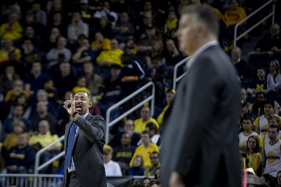 Juwan Howard and Purdue Head Coach Matt Painter
