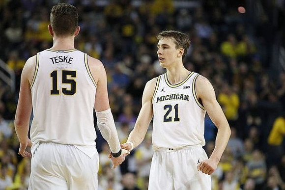 Jon Teske (15) and Franz Wagner (21)