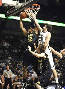 Jordan Morgan (52), Matt Vogrich (13), and Zack Novak (0)