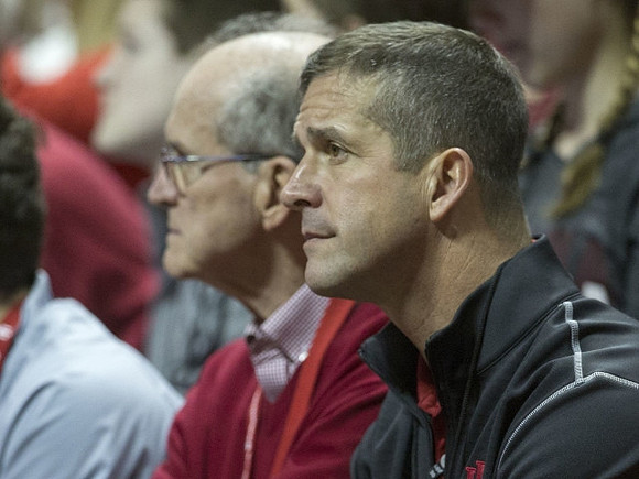 Jack Harbaugh and John Harbaugh