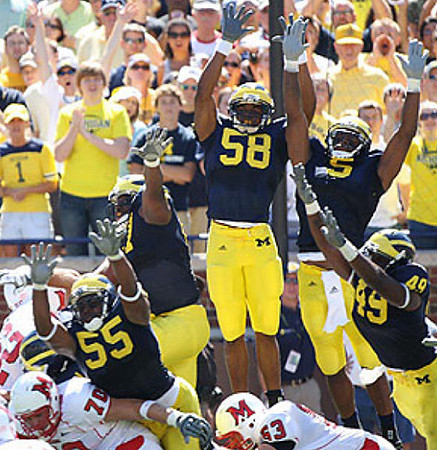 Brandon Graham, Terrance Taylor, Brandon Herron, Charles Stewart, and John Thompson