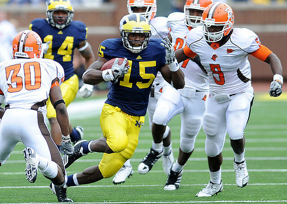 Teric Jones (14) and Michael Cox (15)
