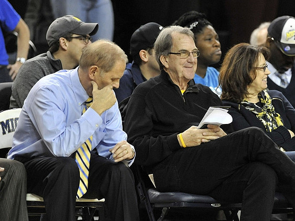 John Beilein and Lloyd Carr