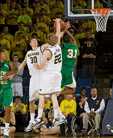 Eric Puls (30) and Blake McLimans (22)