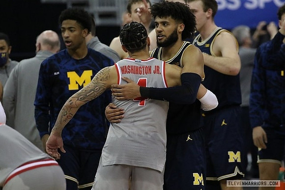 Isaiah Livers (2), Jace Howard (25), and Austin Davis (51)
