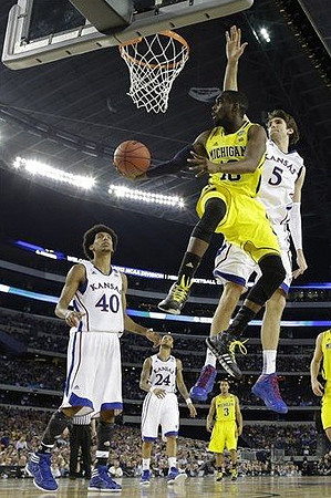 Tim Hardaway Jr. (10) and Trey Burke (3)