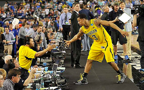 David Merritt and Trey Burke (3)