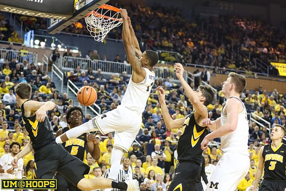 Charles Matthews (1) and Jon Teske (15)