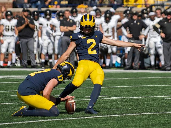 Will Hart (17) and Jake Moody (2)