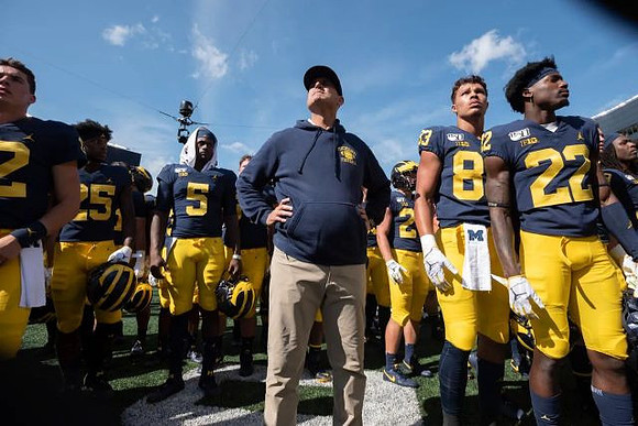 Jim Harbaugh and Michigan Team