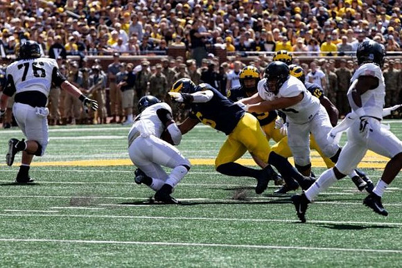 Josh Uche (6) and Josh Ross (12)