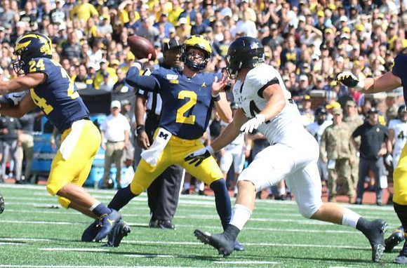 Zach Charbonnet (24) and Shea Patterson (2)