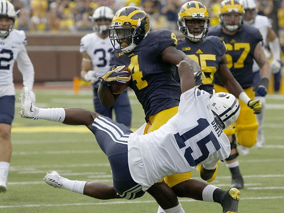 De'Veon Smith (4), Maurice Ways (85), and Kyle Kalis (67)