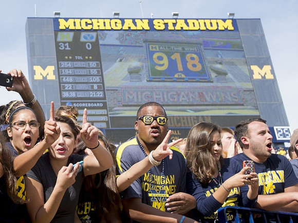 Michigan Stadium Scoreboard