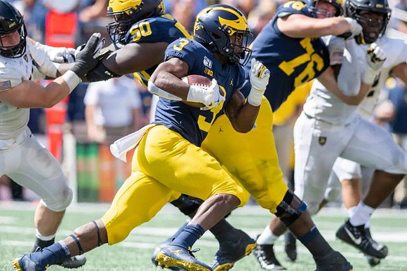 Michael Onwenu (50), Christian Turner (3), and Ryan Hayes (76)