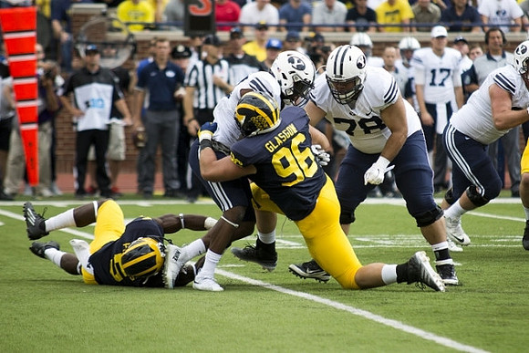 Jabrill Peppers (5) and Ryan Glasgow (96)