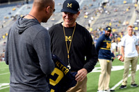 Derek Jeter and Jim Harbaugh