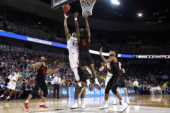 Zavier Simpson (3) and Charles Matthews (1)