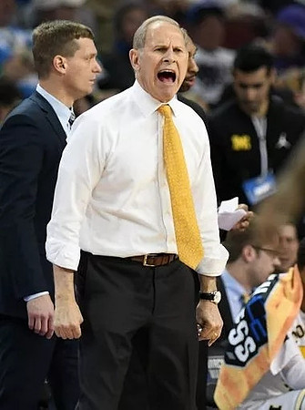 John Beilein and Luke Yaklich