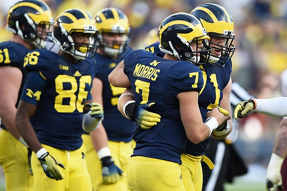 Jehu Chesson (86), Shane Morris (7), and Ben Braden (71)