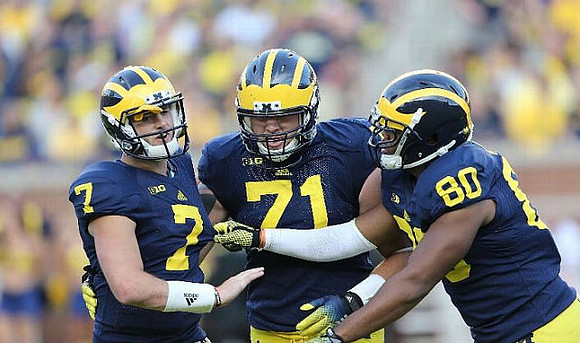 Shane Morris (7), Ben Braden (71), and Khalid Hill (80)