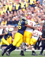 LaMarr Woodley (56) and Grant Mason (13)