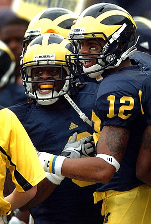 Martavious Odoms (9) and Roy Roundtree (12)