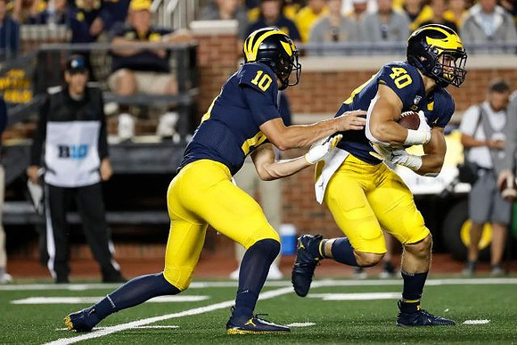 Dylan McCaffrey (10) and Ben VanSumeren (40)