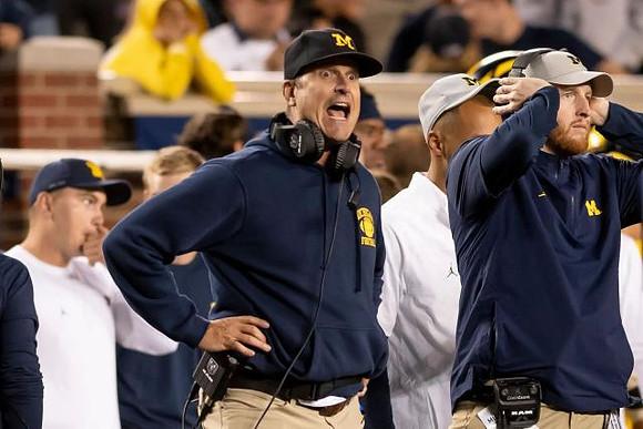 Jim Harbaugh and Jay Harbaugh