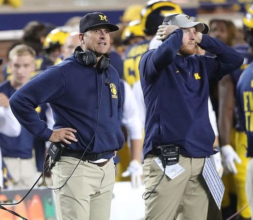 Jim Harbaugh and Jay Harbaugh