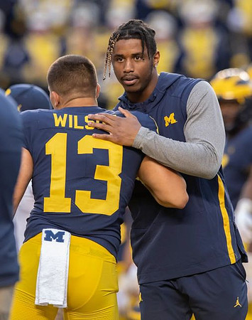 Tru Wilson (13) and Donovan Peoples-Jones (9)