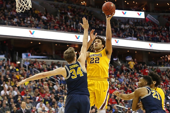 Mark Donnal (34) and Zak Irvin (21)