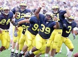 Evan Coleman (39), Charles Drake (24), Dan Rumishek (92), Anthony Jordan (28), Eric Wilson (94), Eric Brackins, (51), and Todd Howard (3)