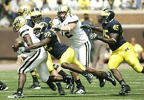 Jamar Adams, LaMarr Woodley, and David Harris