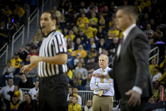 John Beilein and Ohio State Head Coach Chris Holtmann