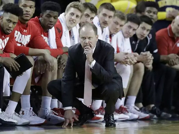 Wisconsin Badgers Head Coach Greg Gard