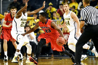 Caris LeVert (23) and Max Bielfeldt (44)