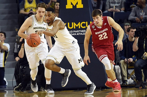 Mark Donnal (34) and Zak Irvin (21)