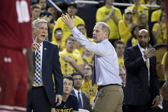 Jeff Meyer, John Beilein, and Saddi Washington