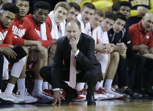Wisconsin Badgers Head Coach Greg Gard