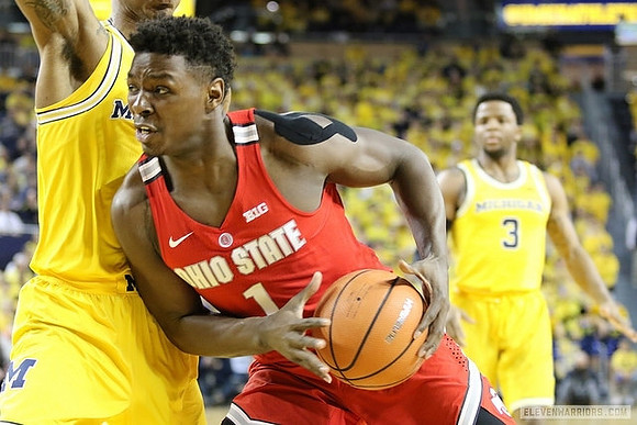 Charles Matthews (1) and Zavier Simpson (3)