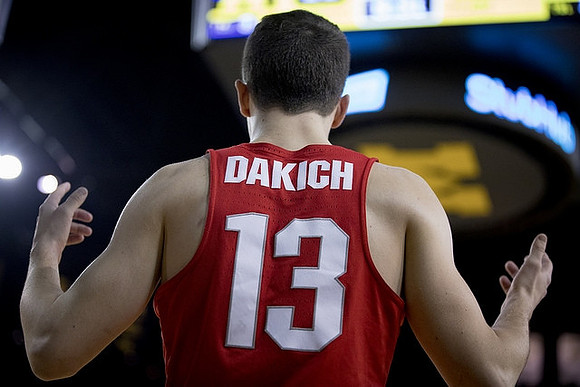 Former Michigan Player Andrew Dakich (13)