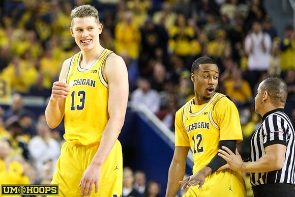 Moritz Wagner (13) and Muhammad-Ali Abdur-Rahkman (12)