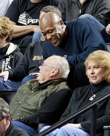 Former Purdue Player Glenn Robinson Jr., and Former Head Coach Gene Keady